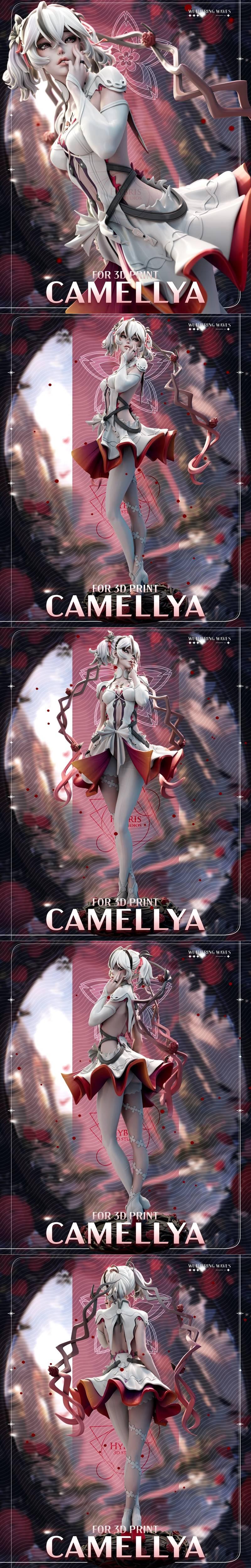 赫布里底工作室 - 万物生长 - 卡梅莉娅 3D打印模型|Hybris Studio – Wuthering Waves – Camellya – 3D Print Model STL