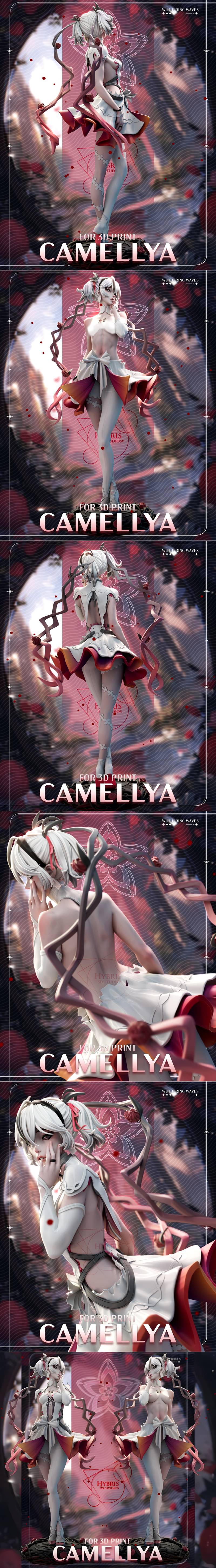 赫布里底工作室 - 万物生长 - 卡梅莉娅 3D打印模型|Hybris Studio – Wuthering Waves – Camellya – 3D Print Model STL