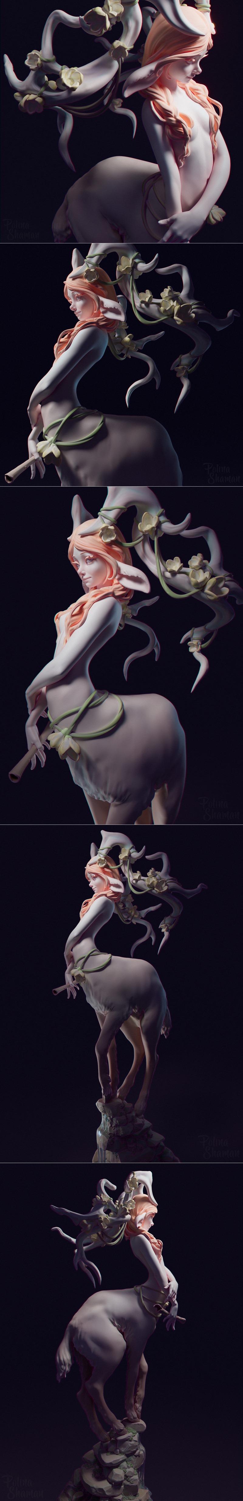 Polina Shaman 3D打印模型：Shy|Shy by Polina Shaman – 3D Print Model STL