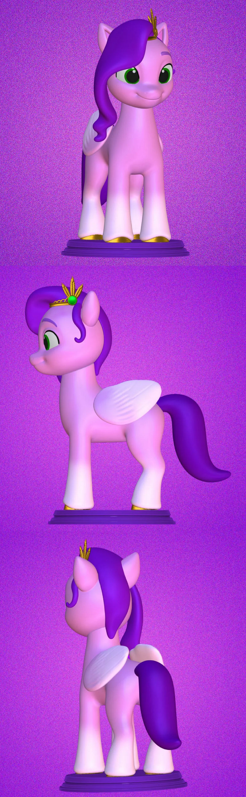 SillyToys - 小马宝莉Pipp花瓣 3D打印模型|SillyToys – Pipp Petals My Little Pony A New Generation – 3D Print Model