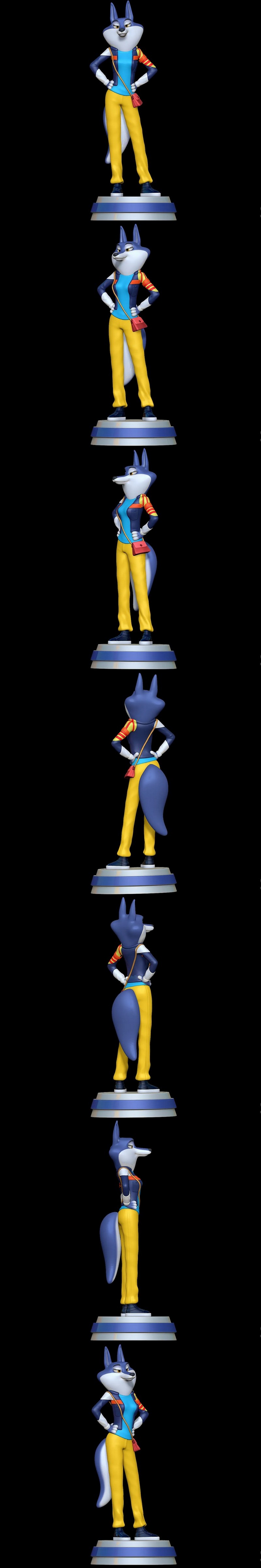 SillyToys出品《Porsha Crystal Sing》3D打印模型|SillyToys – Porsha Crystal Sing 2 – 3D Print Model