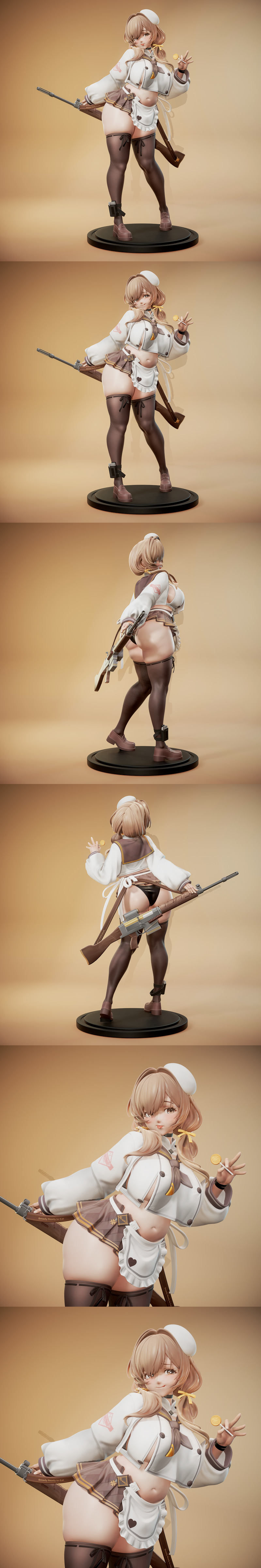 Rubim图集 - 布雷迪尼克 - 3D打印模型|Rubim Figure – Bready Nikke – 3D Print Model