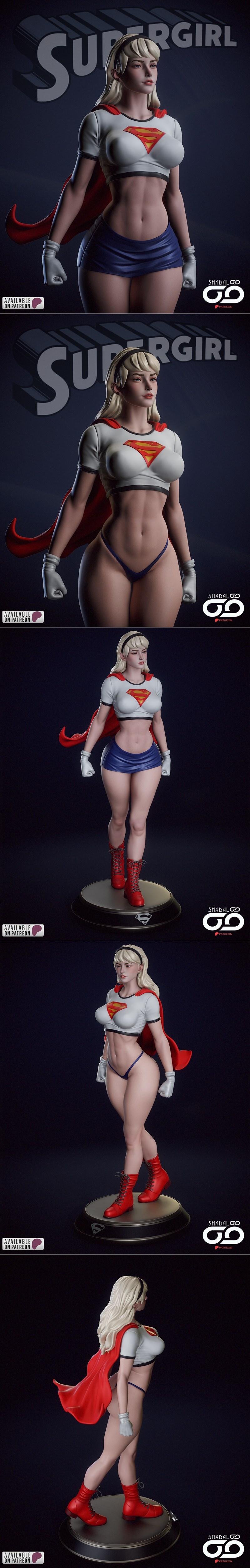 Shadaloo Studios《超女》琳达·丹弗斯 3D打印模型|Shadaloo Studios – Supergirl – Linda Danvers – 3D Print Model STL