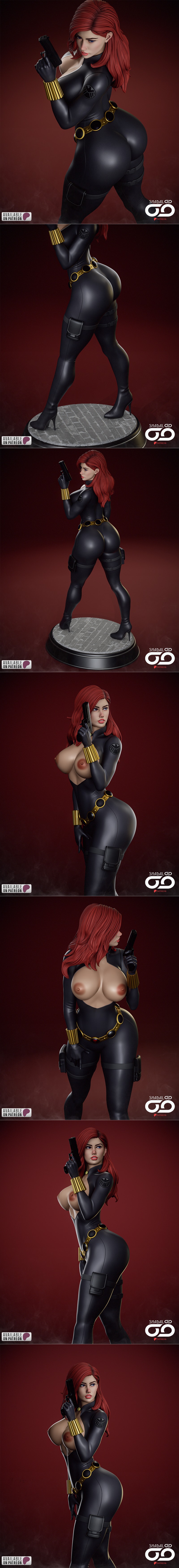 Shadaloo Studios – Black Widow – 3D Print Model STL