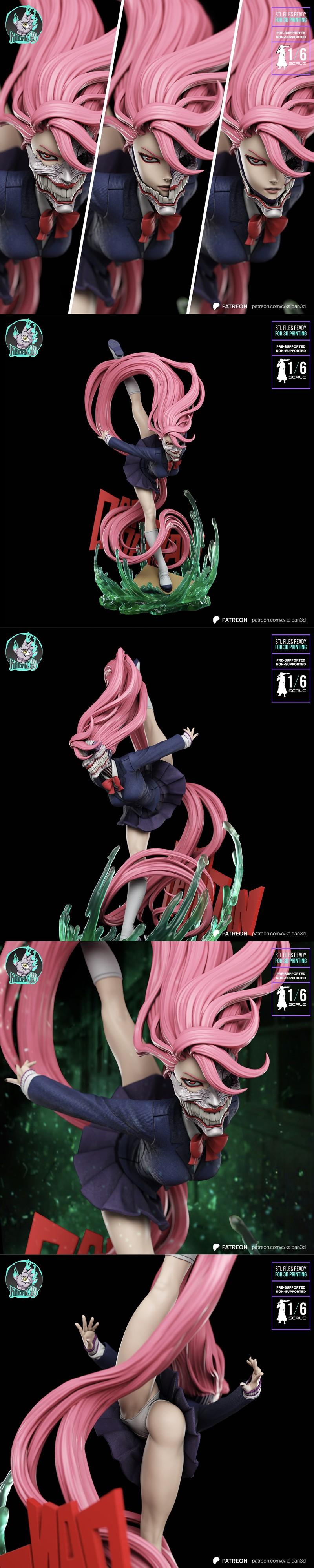 Kaidan 3D打印模型：Aira Shiratori角色模型|Kaidan – Aira Shiratori – 3D Print Model STL