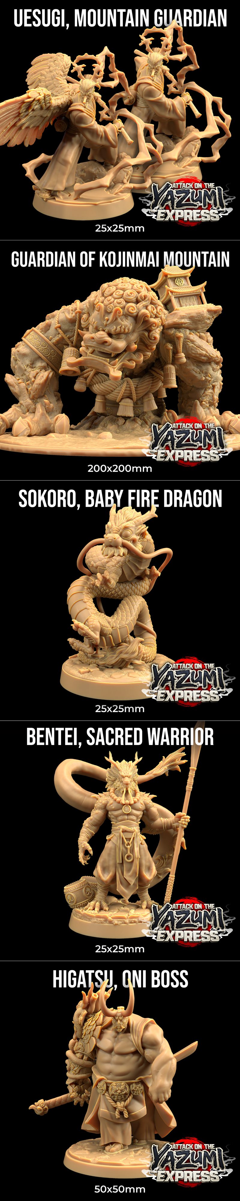 龙捕者营地——袭击 Yazumi 快车——捕手等级——3D打印模型|The Dragon Trappers Lodge – Attack on The Yazumi Express – Trapper Tier – 3D Print Model STL