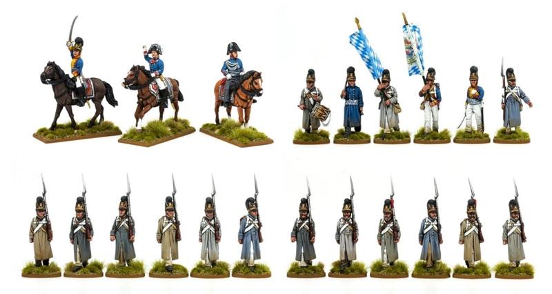 巴伐利亚制服3D打印模型|Piano Wargames Bavarian Greatcoats – 3D Print Model STL