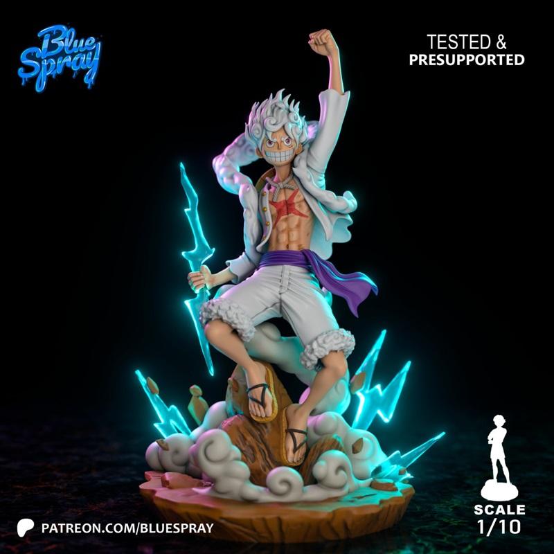 Luffy Gear 5 – 3D Print Model STL