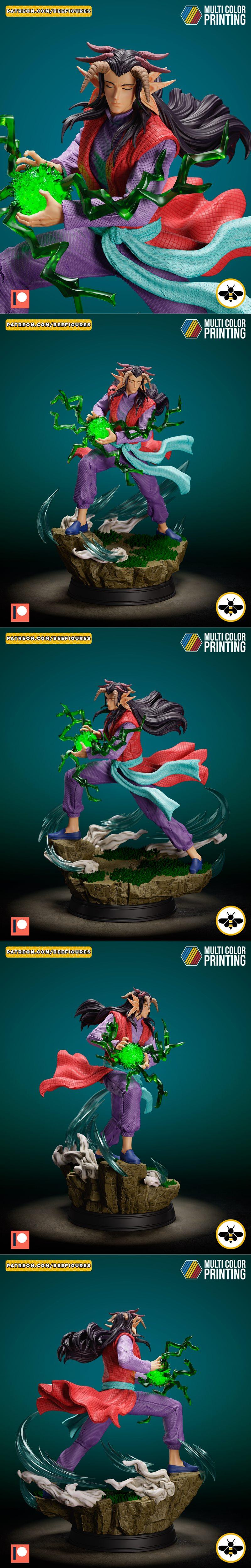 Bee Figures - Yomi - 魔王猎人3D打印模型|Bee Figures – Yomi – Yu Yu Hakusho – 3D Print Model STL
