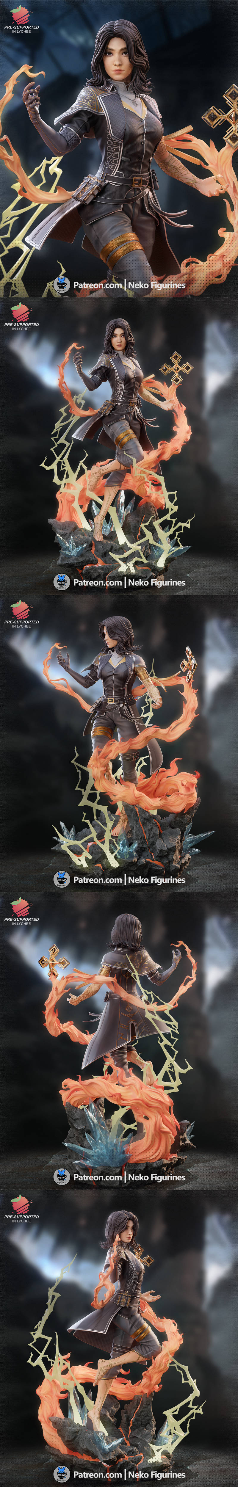 Neko Figurines Lune 探险33 3D打印模型|Neko Figurines – Lune – Expedition 33 – 3D Print Model