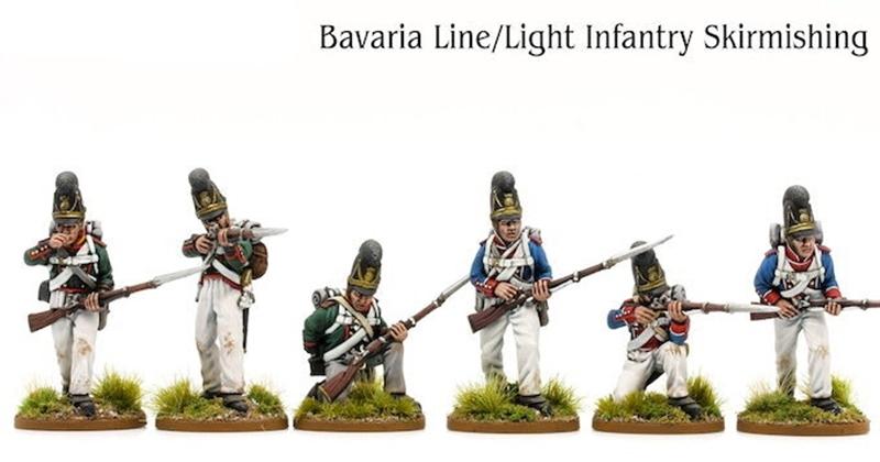巴伐利亚轻步兵 skirmishing 3D打印模型|Bavarian Line Light Infantry Skirmishing – 3D Print Model STL
