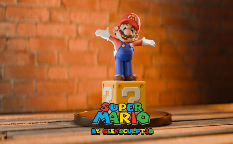 Mario – Super Plumber Hero – 3D Print Model