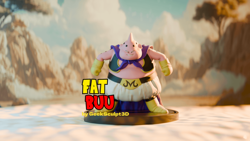 Majin Buu Sculpture – Collectible – 3D Print Model