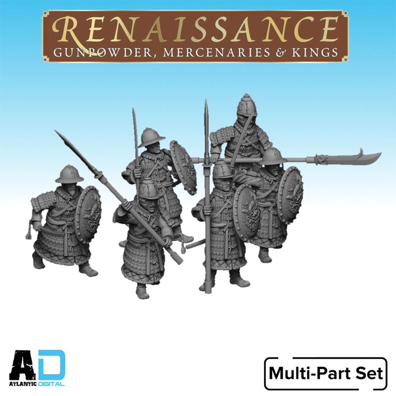 朝鲜战士穿戴比例装甲——3D打印模型|Joseon warriors in Scale Armor – 3D Print Model STL