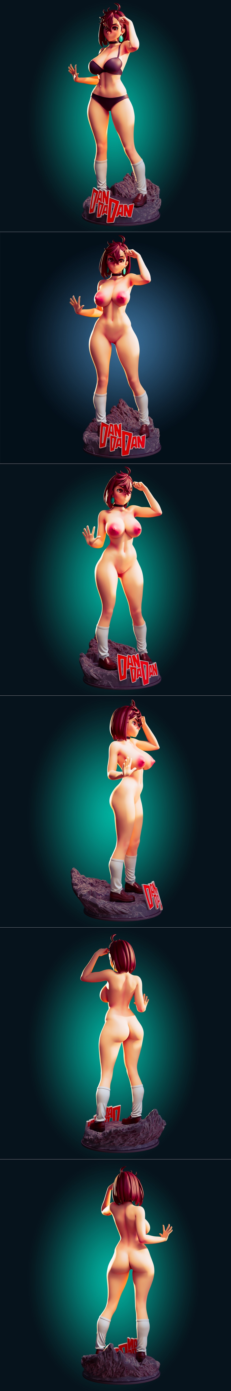 Dandadan Momo Ayase 3D打印模型|Officer Rhu – Dandadan – Momo Ayase – 3D Print Model STL