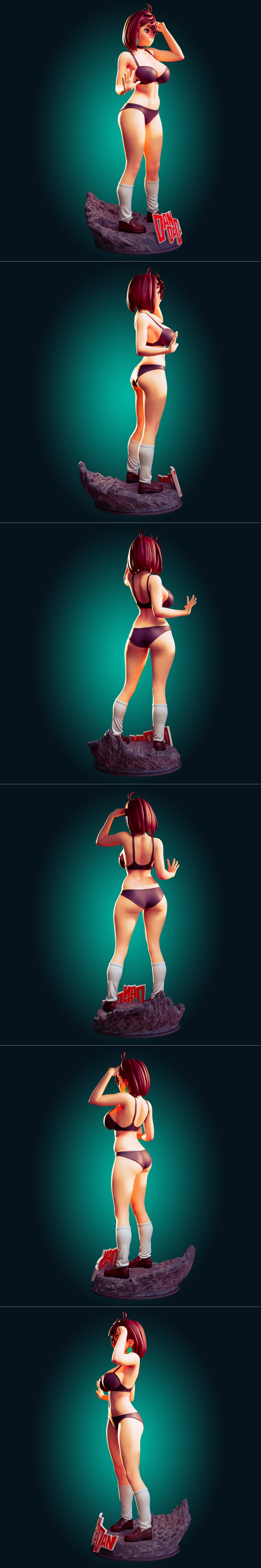 Dandadan Momo Ayase 3D打印模型|Officer Rhu – Dandadan – Momo Ayase – 3D Print Model STL