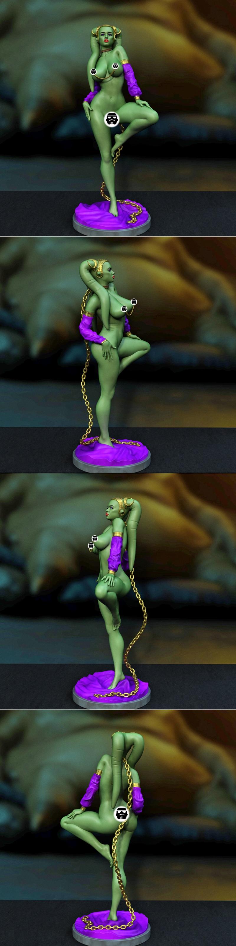 星战泰尔克舞者 3D打印模型|Exclusive – Star Wars – Twilek Dancer – 3D Print Model STL