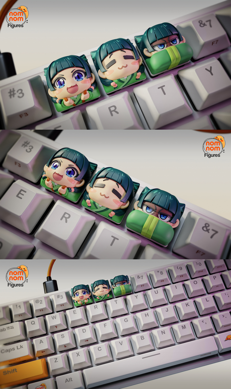 莫莫的药剂师日记——3D打印键帽模型|NomNom Figures – Maomao – The Apothecary Diaries Keycaps – 3D Print Model