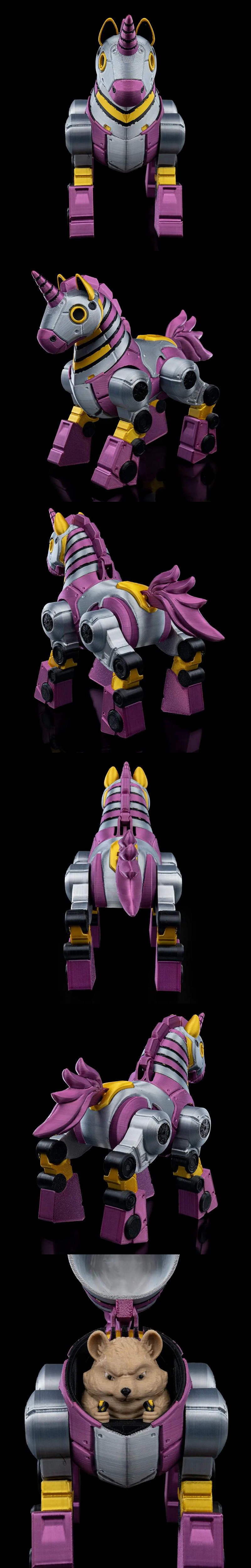 独角兽机器人 3D打印模型|Unicornbot – 3D Print Model