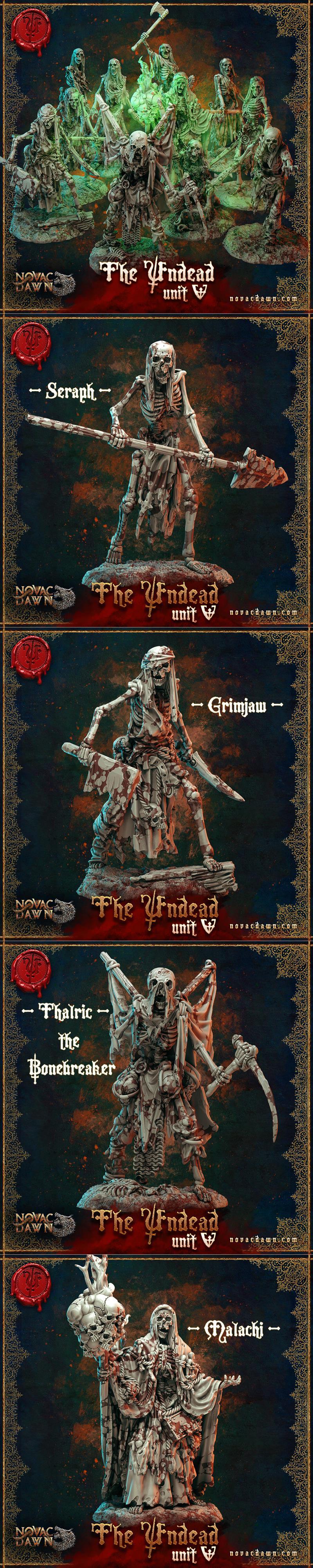 诺瓦晨光——亡者之章·第五单元 3D打印模型|Novac Dawn – The Undead – Unit V – 3D Print Model STL
