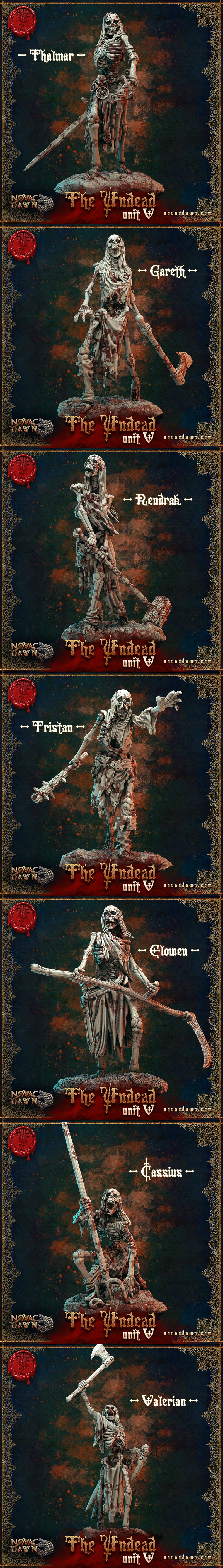 诺瓦晨光——亡者之章·第五单元 3D打印模型|Novac Dawn – The Undead – Unit V – 3D Print Model STL