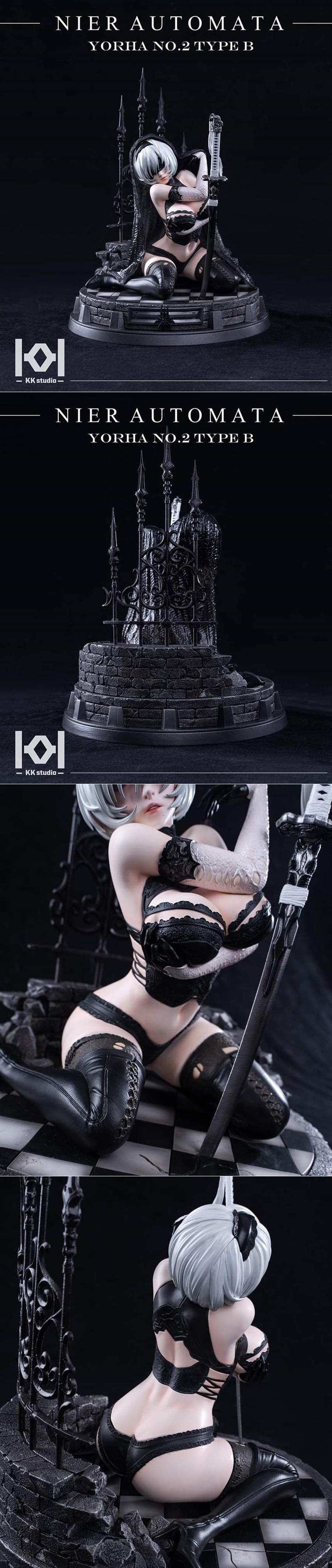 2B 《尼尔：自动人形》3D打印模型|2B Nier Automata – 3D Print Model STL