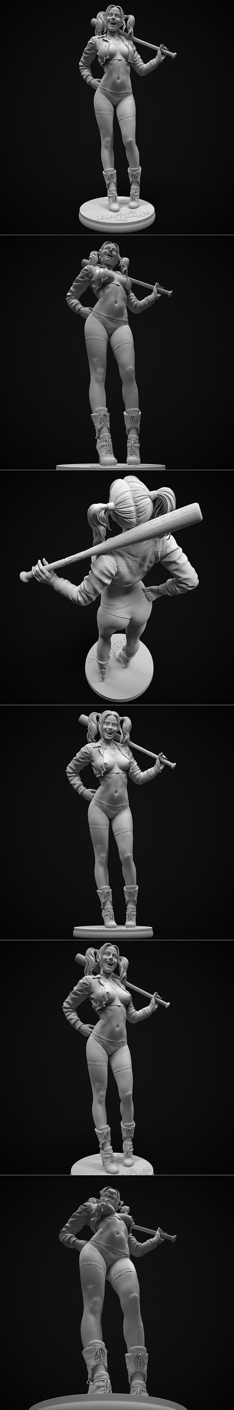 Harley Quinn – 3D Print Model STL
