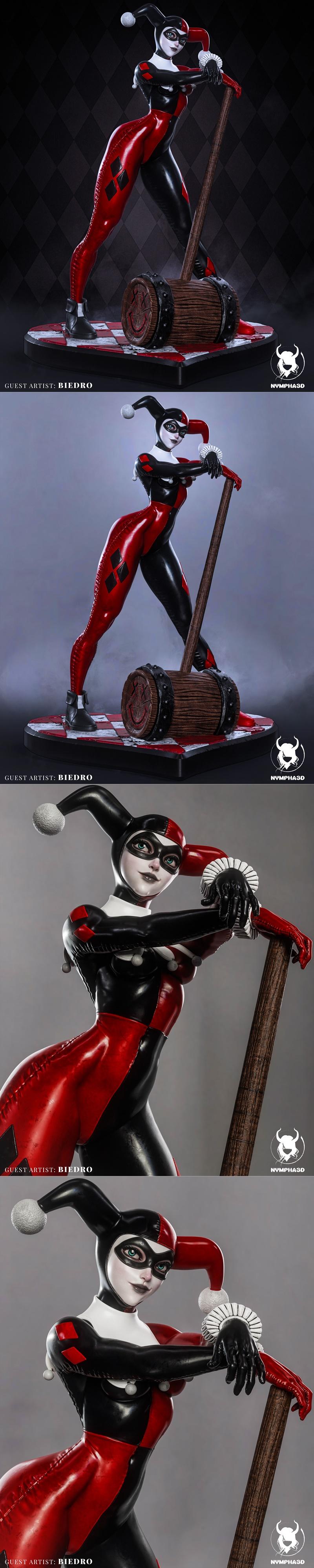 Nympha – Harley Quinn – 3D Print Model STL