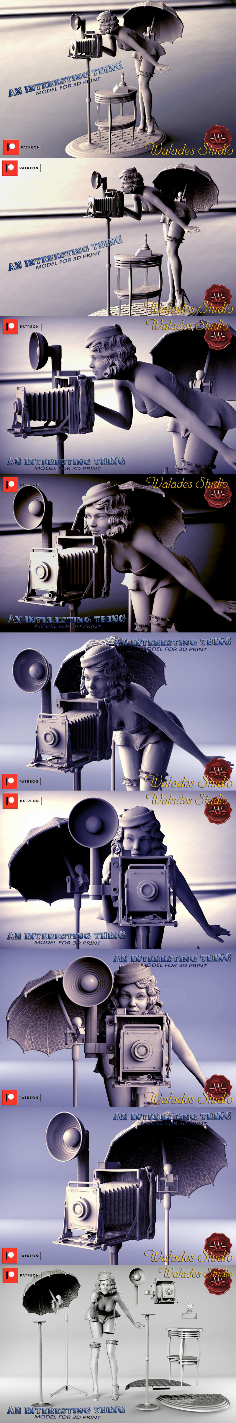 Walades Studio – 有趣的物件 – 3D打印模型|Walades Studio – An Interesting Thing – 3D Print Model