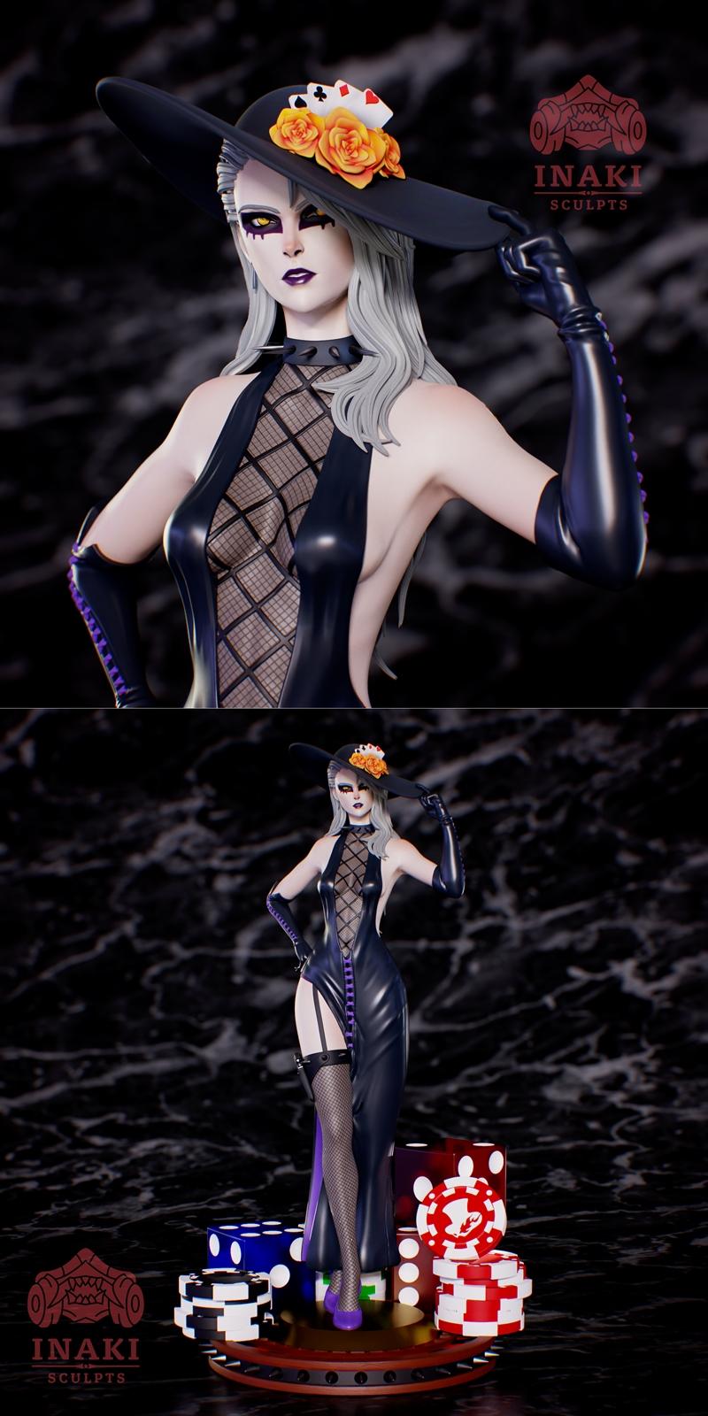 Inaki打造——Persona 5影子泽岛——3D打印模型|Inaki Sculpts – Shadow Sae Nijima – Persona 5 – 3D Print Model STL
