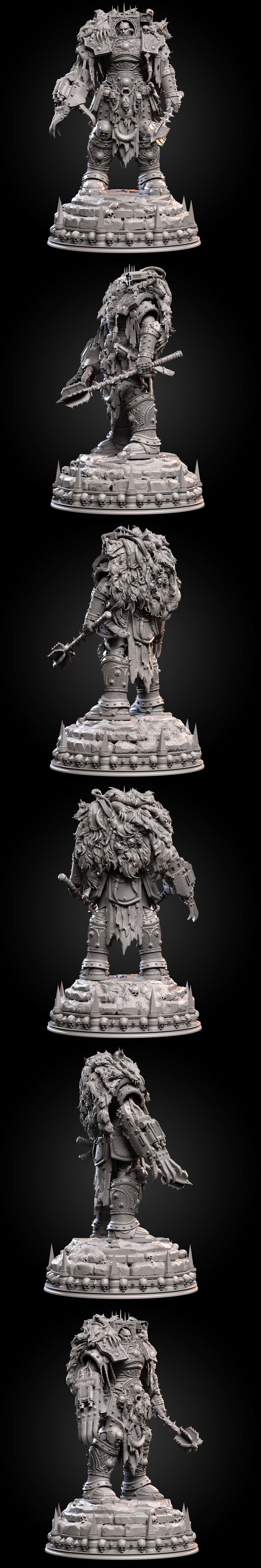 霍鲁斯之眼 3D打印模型|Horus Lupercal (Malleus Iscariot) – 3D Print Model
