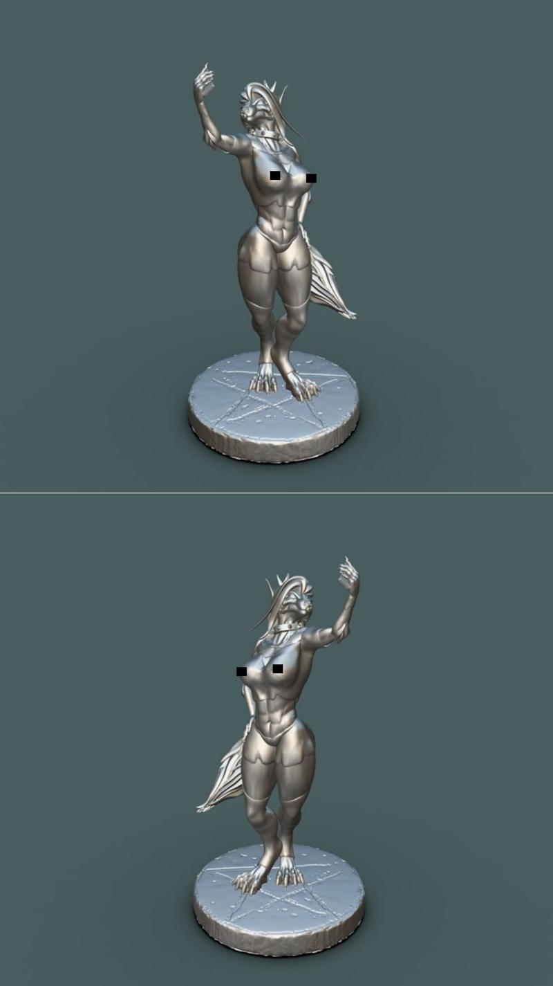 Loona 3D打印模型|Loona from – Helluva Boss – 3D Print Model STL
