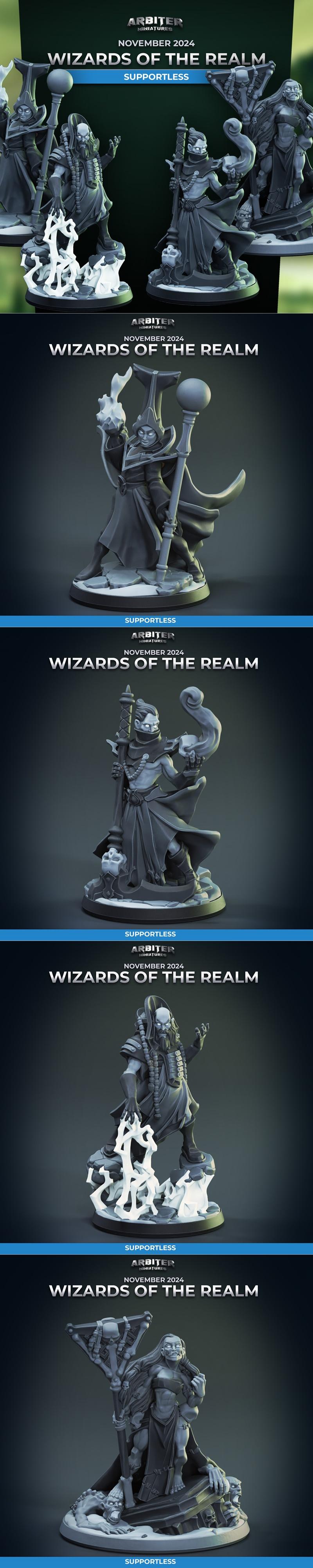 Arbiter迷你模型——《魔法之境》3D打印雕塑|Arbiter Miniatures – Wizards of the Realm – 3D Print Model STL