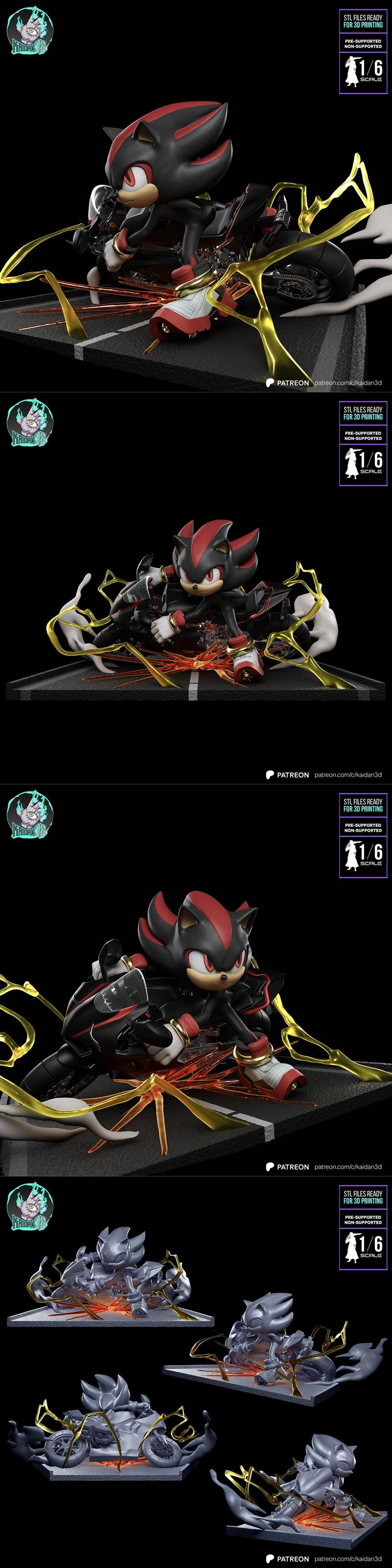 Kaidan 3D - 影之模型 - 3D打印角色模型|Kaidan 3D – Shadow – 3D Print Model STL