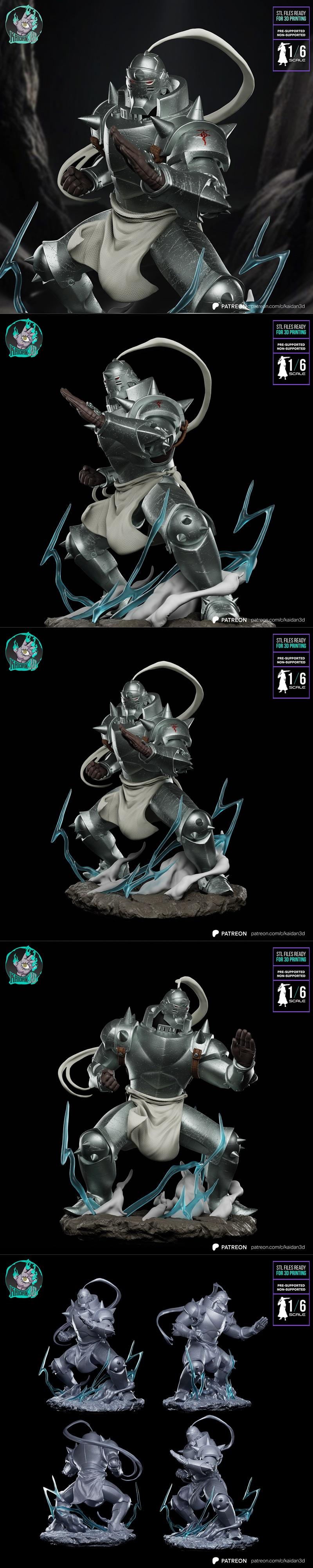 Kaidan 3D - 阿尔丰斯 - 3D打印模型|Kaidan 3D – Alphonse – 3D Print Model STL