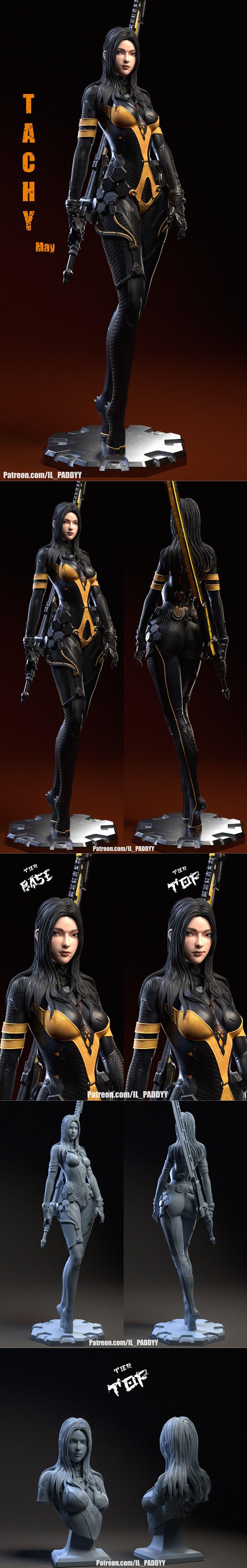 Tachy 3D打印模型|Il Paddyy – Tachy – 3D Print Model STL