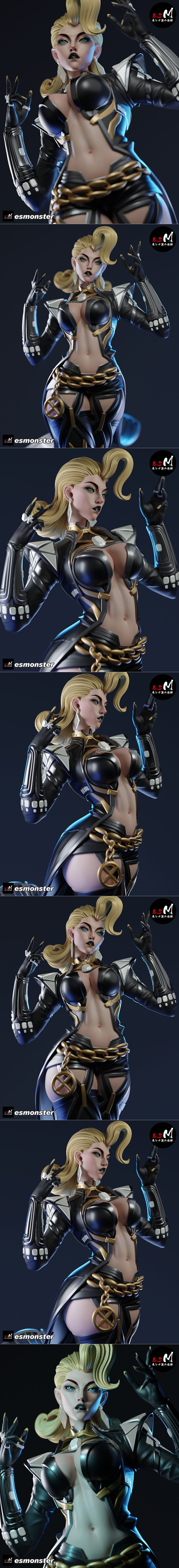 E.S怪物 – 埃玛·弗罗斯特 – 3D打印模型|E.S Monster – Emma Frost – 3D Print Model STL