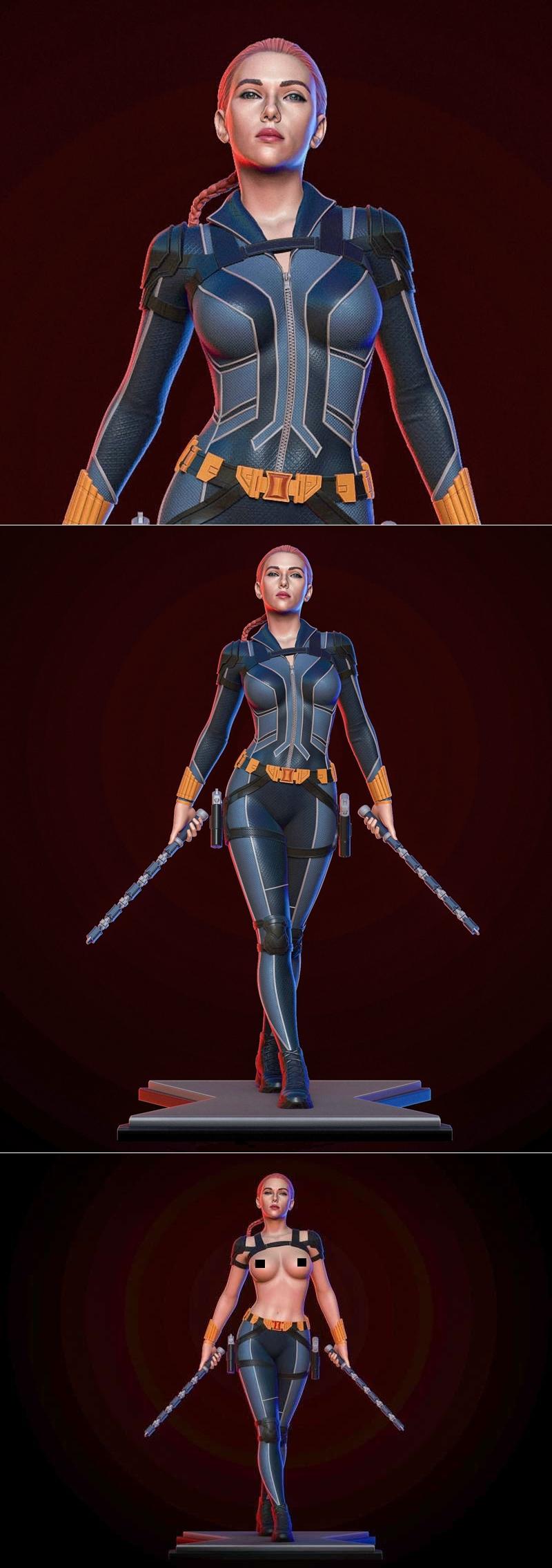 斯捷潘诺夫打造 - 黑寡妇 - 3D打印模型|Stepanov Sculpts – Black Widow – 3D Print Model STL
