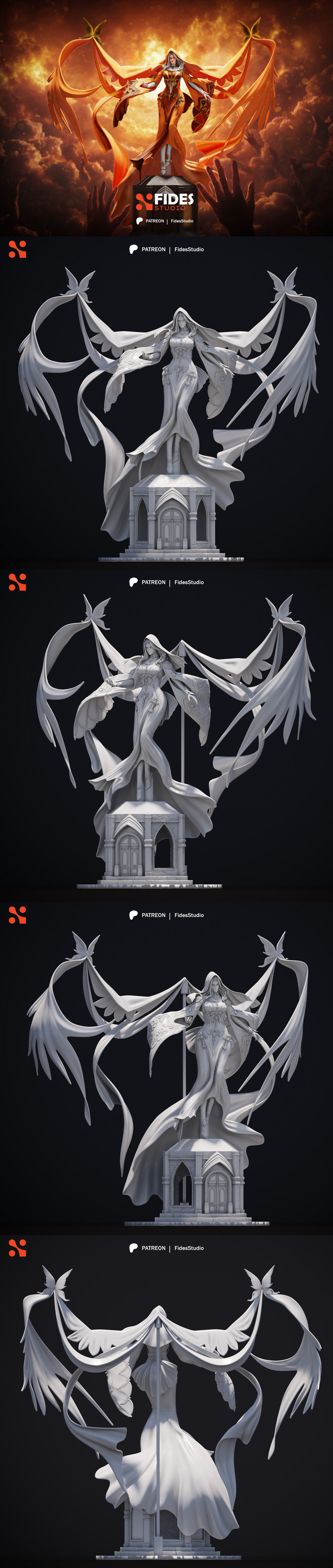《The Nun 3D打印模型》|The Nun – 3D Print Model