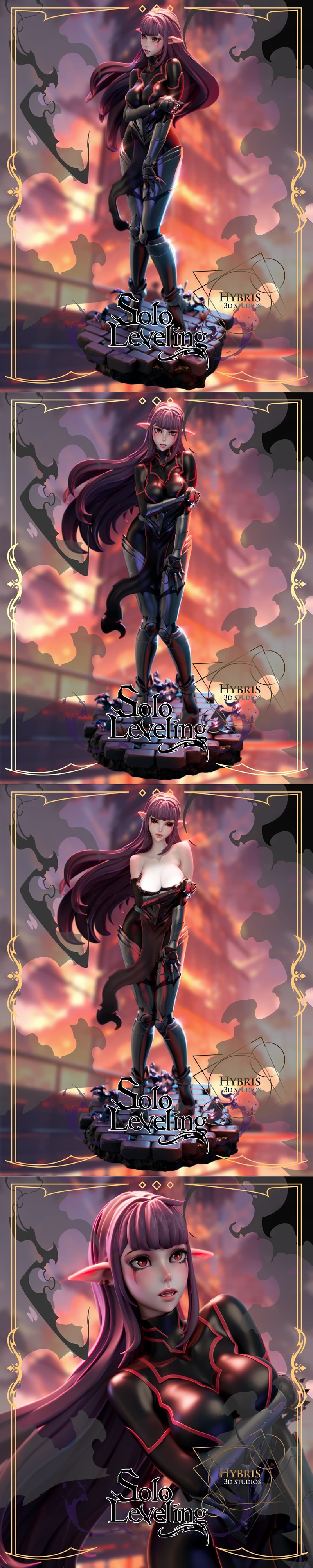 独孤求败 3D打印模型 STL|Hybris Studio – Solo Leveling – Esil Radiru – 3D Print Model STL