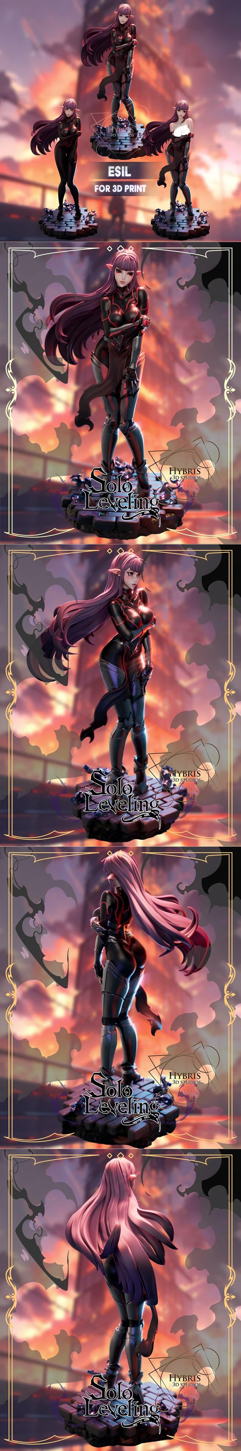 独孤求败 3D打印模型 STL|Hybris Studio – Solo Leveling – Esil Radiru – 3D Print Model STL
