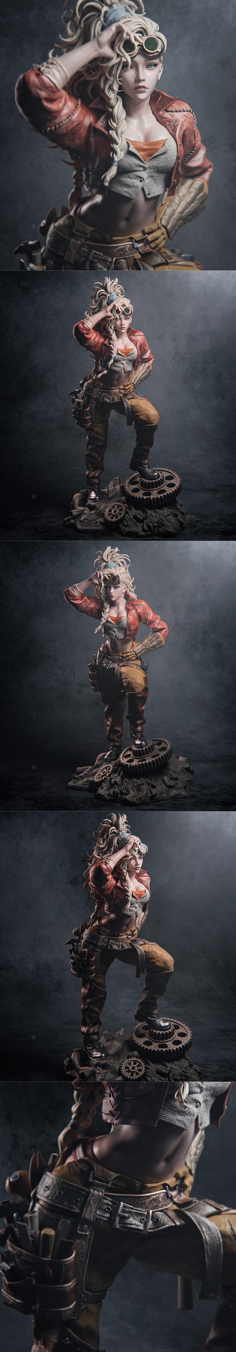 CA 3D Studios - Gemma - 3D打印模型|CA 3D Studios – Gemma – 3D Print Model STL