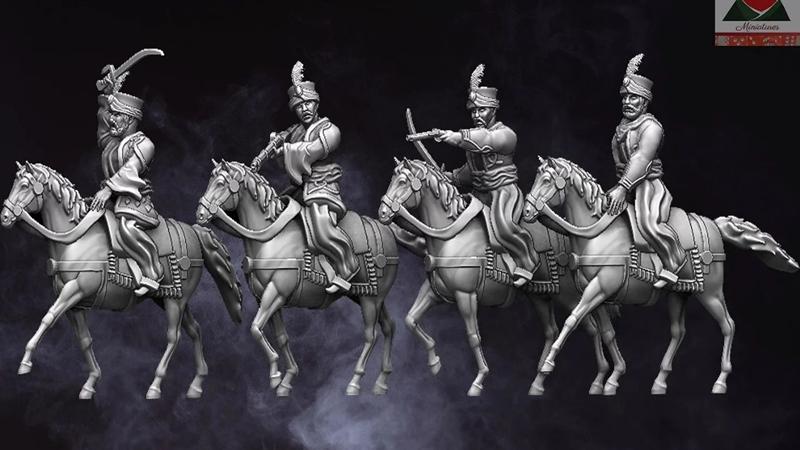 拿破仑马木留克骑兵——3D打印模型|Napoleonic Mamluk Cavalry – 3D Print Model STL
