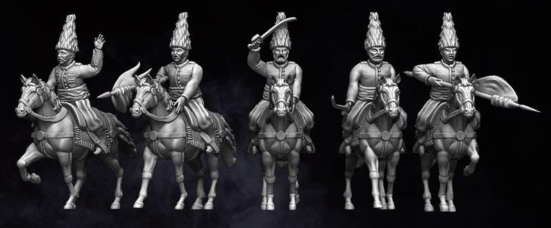 Qajar波斯骑兵 3D打印模型|Qajar Persian Cavalry – 3D Print Model STL