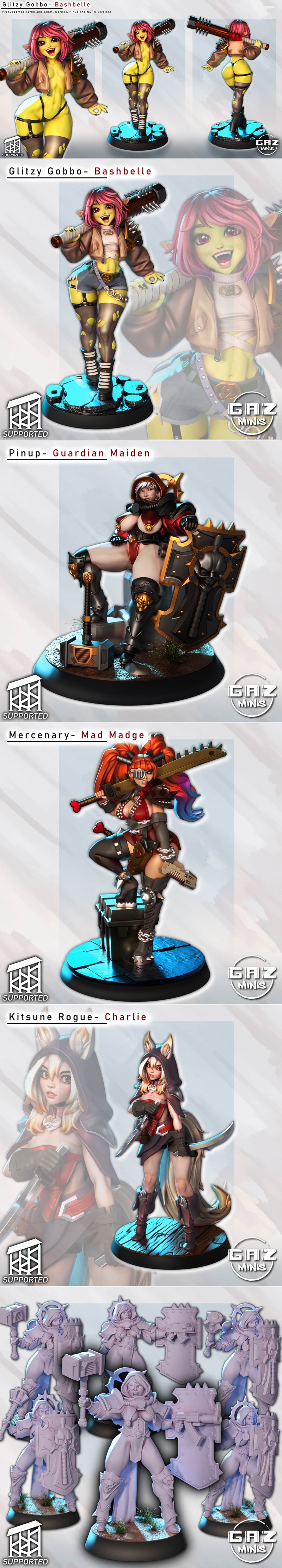 Gaz Minis 2025五月新品——3D打印模型STL|Gaz Minis May 2025 – 3D Print Model STL