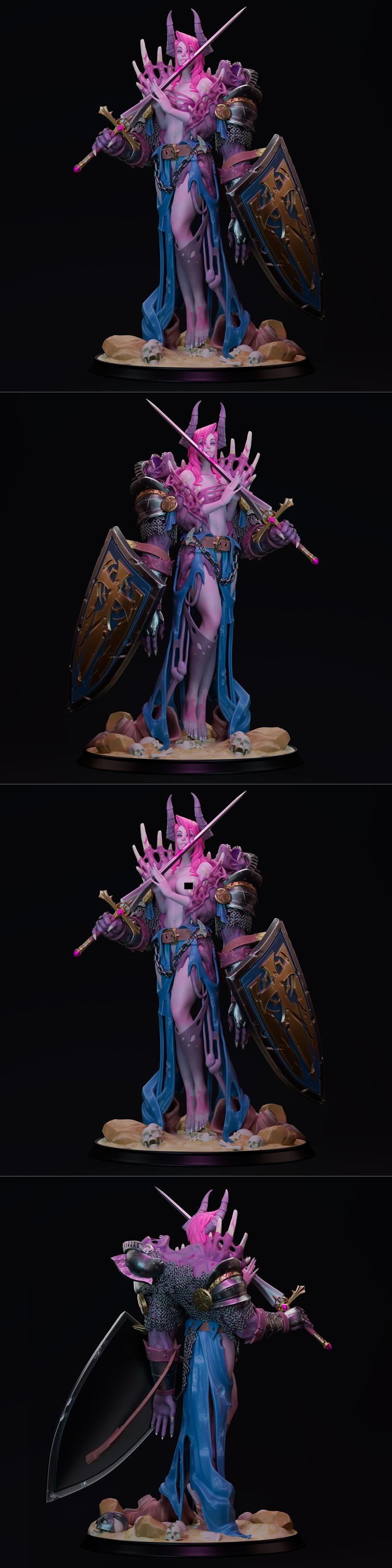 Goyd Figures – Necromander Demon – 3D Print Model STL