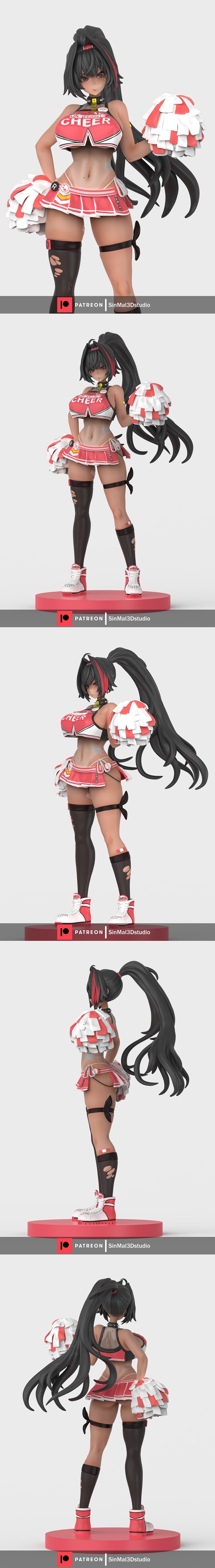 Sin3D工作室 - 尼克凯 - 海湾角色 3D打印模型|Sin3Dstudio – NIKKE – Bay – 3D Print Model STL