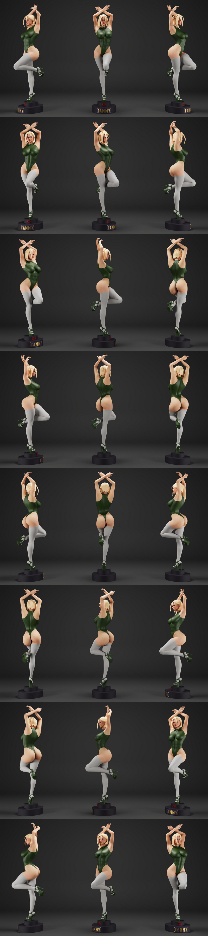 Cammy – Street Fighter – Street Dancer Version – Collectible – 3D Print Model