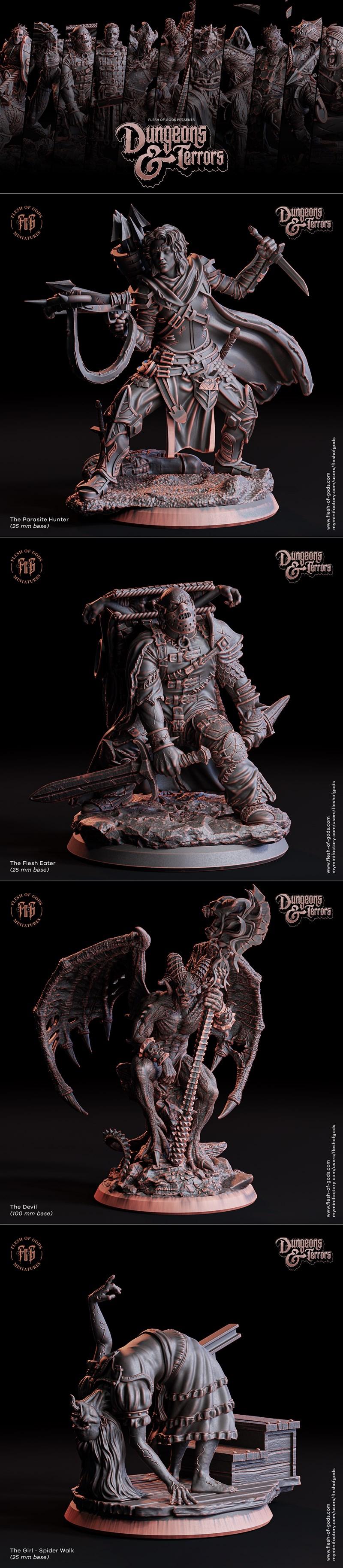 Flesh of Gods – Dungeons & Terrors – 3D Print Model STL