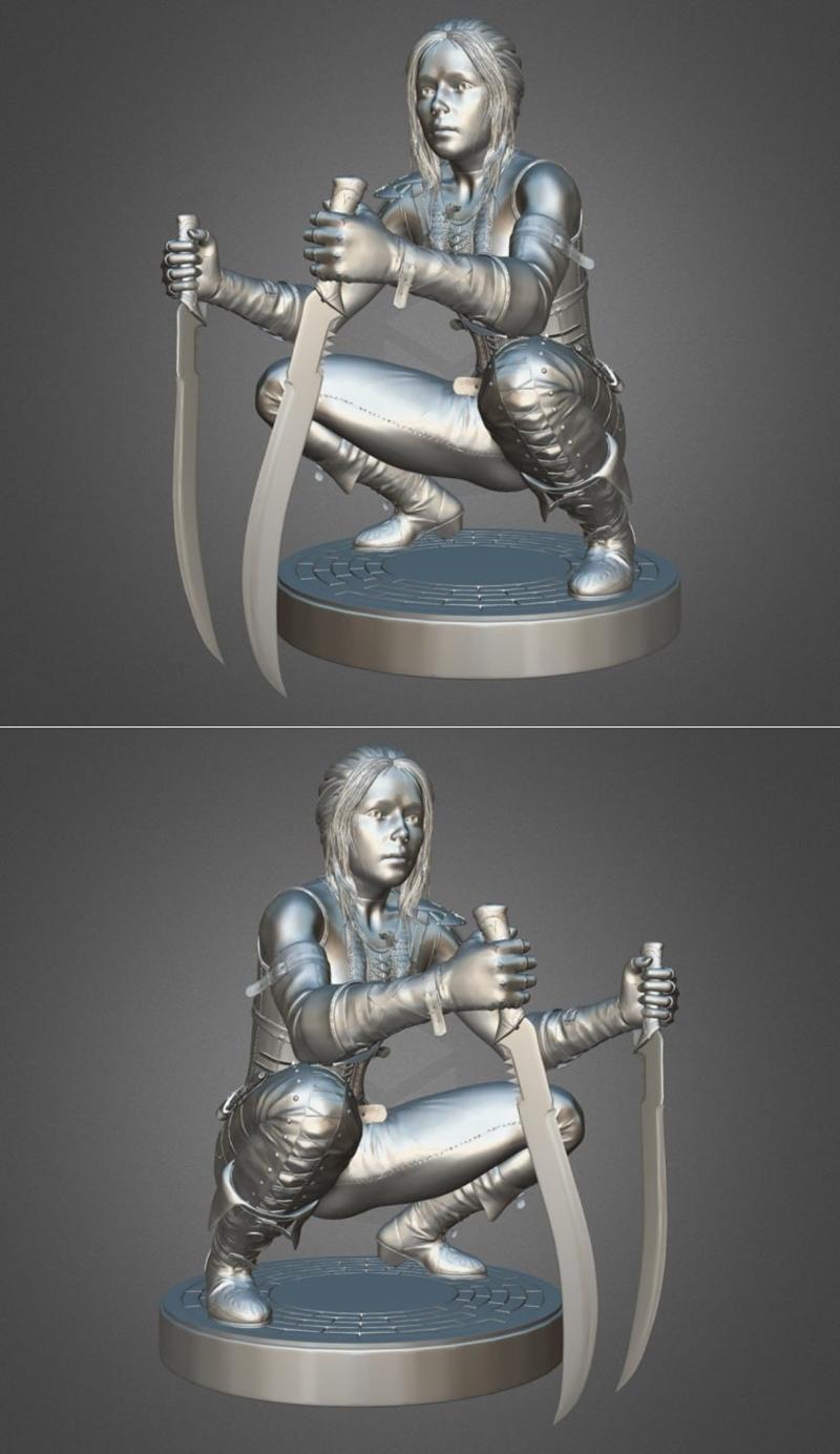 刺客——3D打印模型|Assassin – 3D Print Model STL